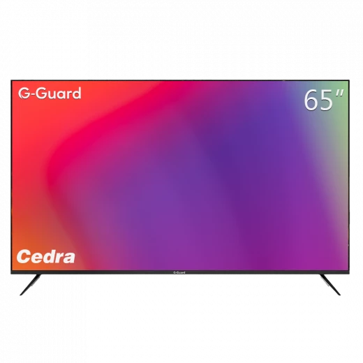 تلفزيون سيدرا تي جي 65 بوصة ذكي 4K UHD، تصميم بدون إطار، دولبي فيجن، نظام تشغيل جوجل تي في من جي جارد تلفزيون سيدرا تي جي 65 بوصة ذكي 4K UHD، تصميم بدون إطار، دولبي فيجن، نظام تشغيل جوجل تي في من جي جارد